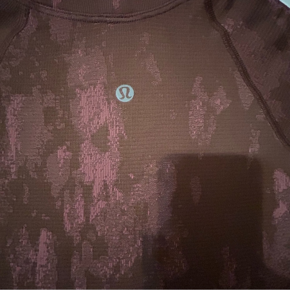 Lululemon Athletica Burgundy Crew Neck - Picture 4 of 4